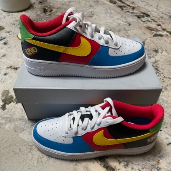 NIKE UNO AIR FORCE 1!! BRAND NEW IN BOX!! RARE!! MEN 7 WOMEN 8.5 main image 5
